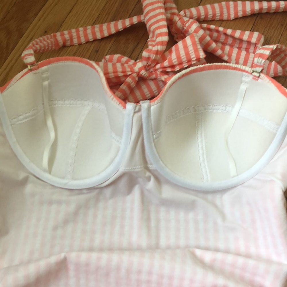 NWT J.Crew Sofia Striped Underwire Tank Suit, 12 - Picture 10 of 14